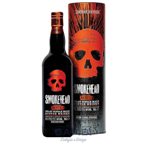 Whisky Rebel Islay Single Malt Smokehead Rum Ian Macleod Distillers 70 cl / Enoteca Gambi